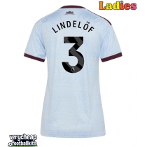 Aston Villa Victor Lindelof #3 Replica Third Shirt Ladies 2026-27 Short Sleeve